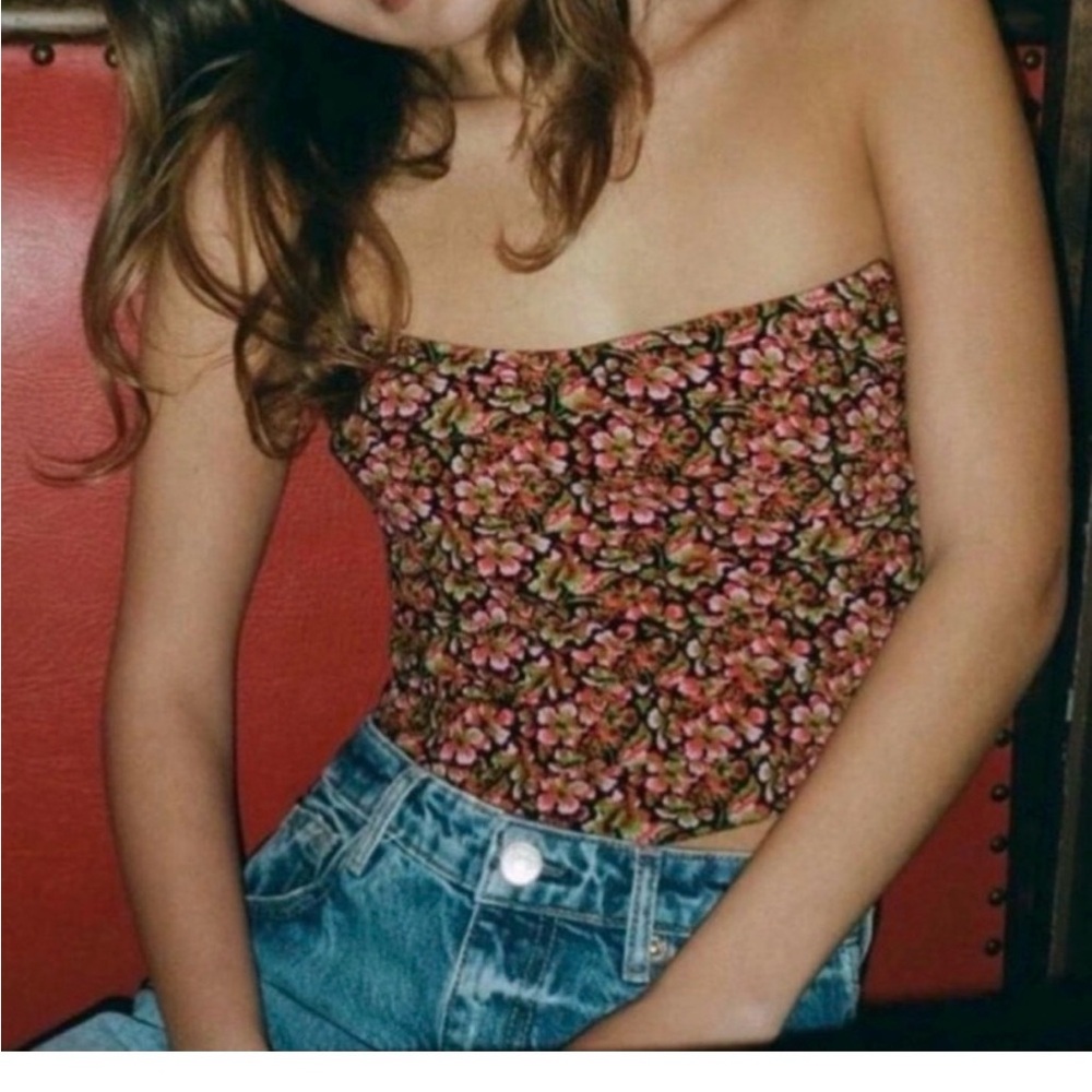Zara Floral Corset Top
